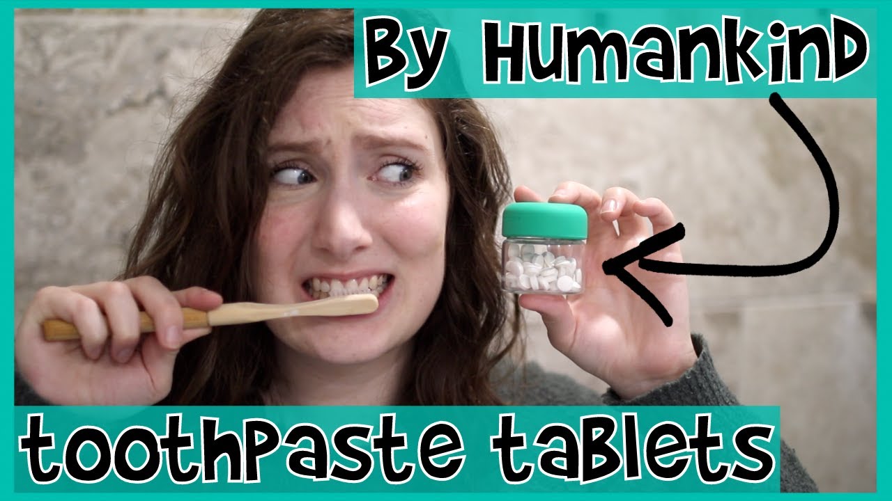 By Humankind Toothpaste Tablets (by Denttabs) w/ FLUORIDE  Review // The BEST Zero Waste Toothpaste?