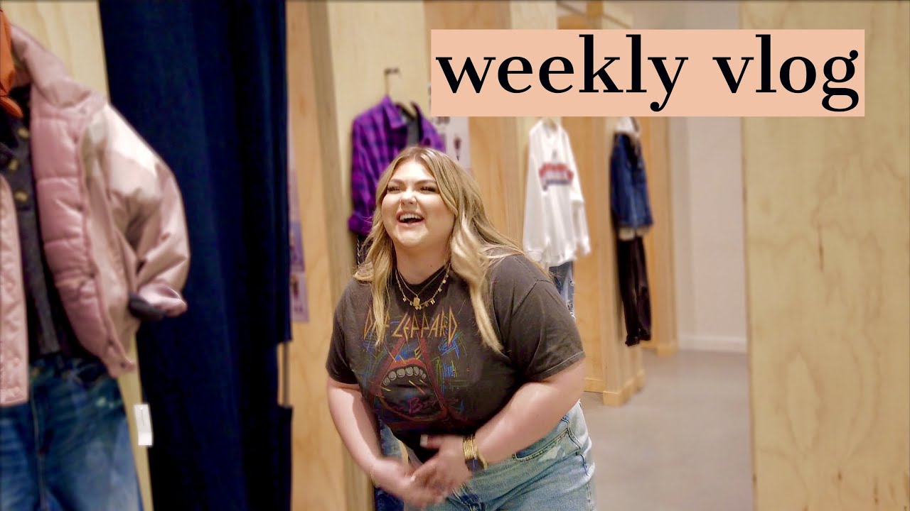 Weekly Vlog | Inside American Eagle Dressing Room & Home Goods Haul