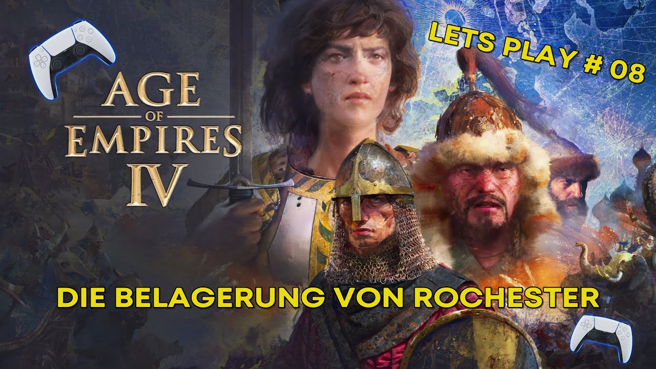 PS 5 Pro  AGE OF EMPIRES IV:  Die Belagerung von Rochester  Let's Play  #08 Controller  Deutsch 4 K