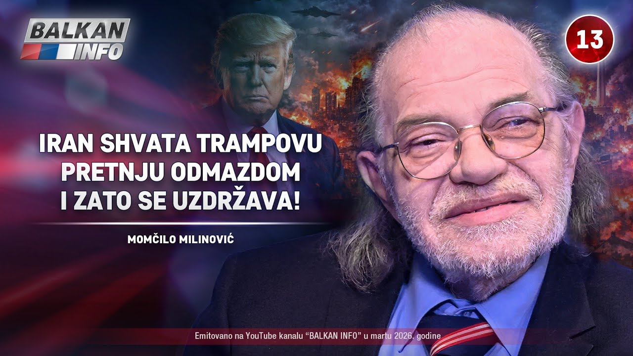 INTERVJU: Momčilo Milinović &ndash; Iran shvata Trampovu pretnju odmazdom i zato se uzdržava! (23.3.2026)