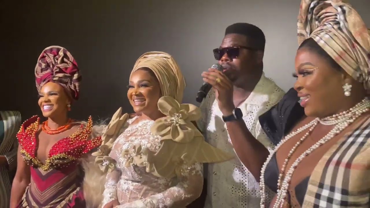 MERCY AIGBE DRESSED STYLISHLY AT ODUNLADE ADEKOLA MOVIE PREMIERE OF ORISA