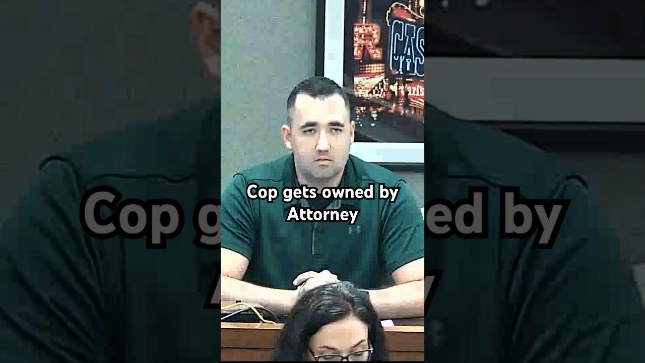 Cop gets cooked by Attorney in this amazing clip #attorney #lawyer #investigation