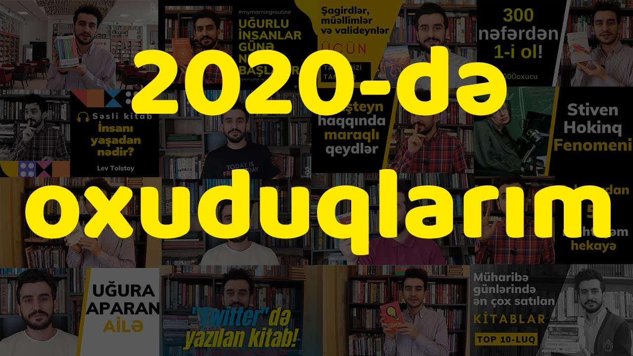 2020-ci ildə oxuduğum kitablar