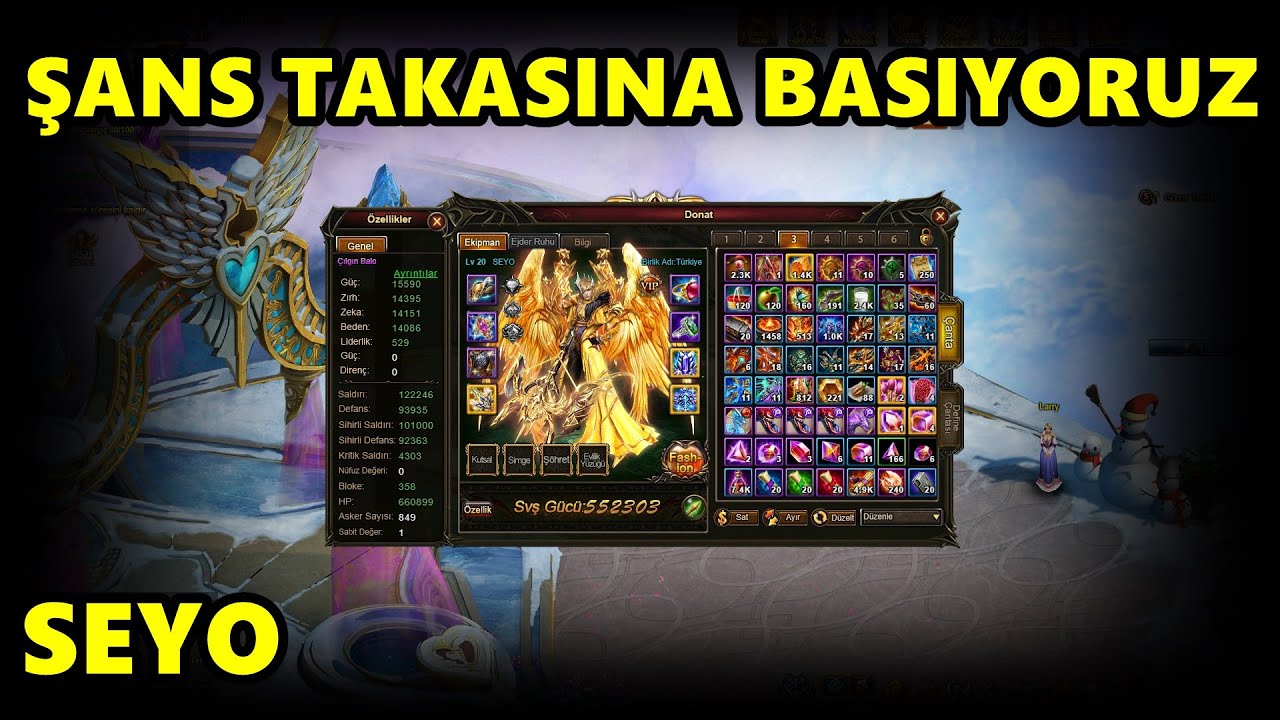 LEGEND ONLİNE YENİ GELEN ŞANS TAKASINA BASIYORUZ