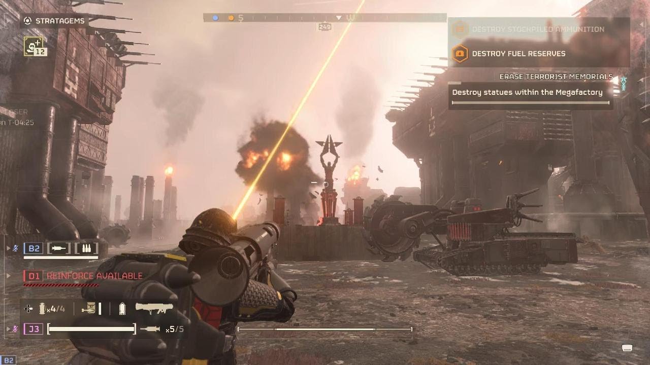 Helldivers 2 Casual gameplay: Cyberstan operation Landfall This is Mad