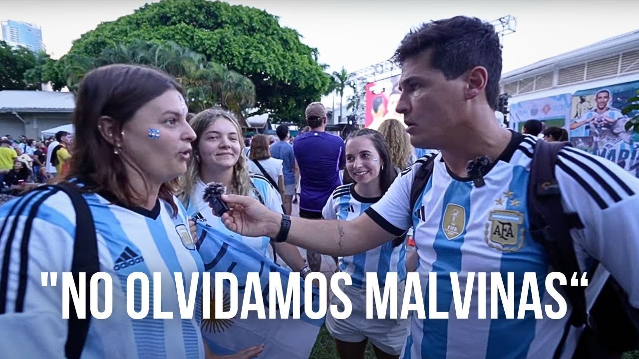 ARGENTINA 🇦🇷 vs PERÚ 🇵🇪 Duelo de Hinchadas en MIAMI - Copa América 2024