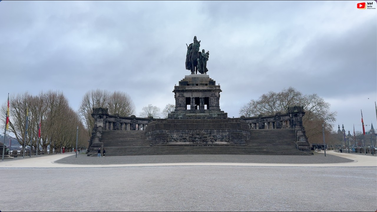 DEUTSCHLAND  🇩🇪 | Das Deutsche Eck in Koblenz  |  BBF Berlin Bretagne Fernsehen