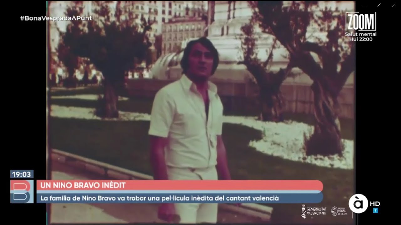 Se descubre una película inédita de Nino Bravo - Bona Vesprada 16/01/23
