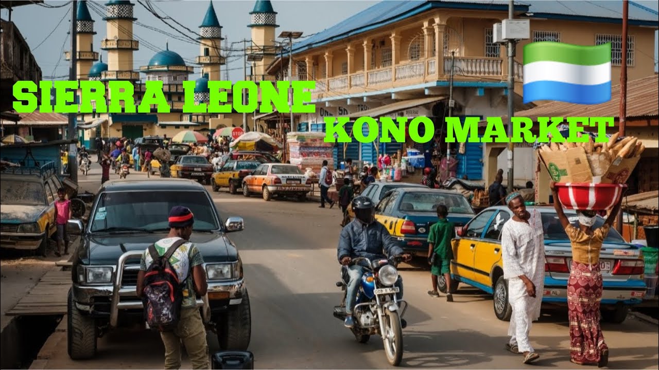 I Visited The Most Chaotic Market In Sierra Leone 🇸🇱// KONO MARKET.