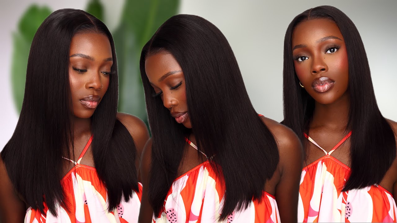 Glueless HD Lace Silky Straight Wig Install Ft Megalook Hair | Okemute Ugwuamaka