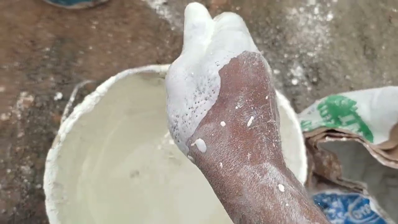 شرح طريقة صباغة بالسيما بيضاء والكولا كريفي وداعا تسرب الماء