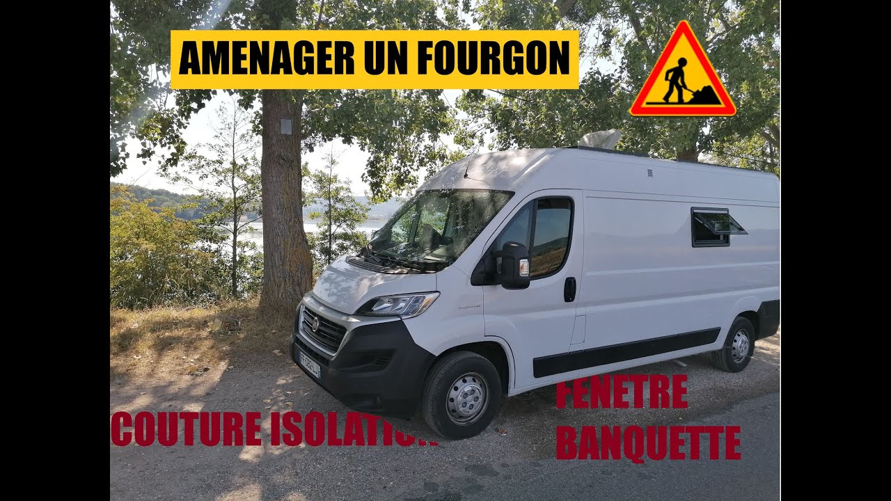 #3 AMENAGER UN FOURGON VIDE fabrication de banquette, plafond et isolation.