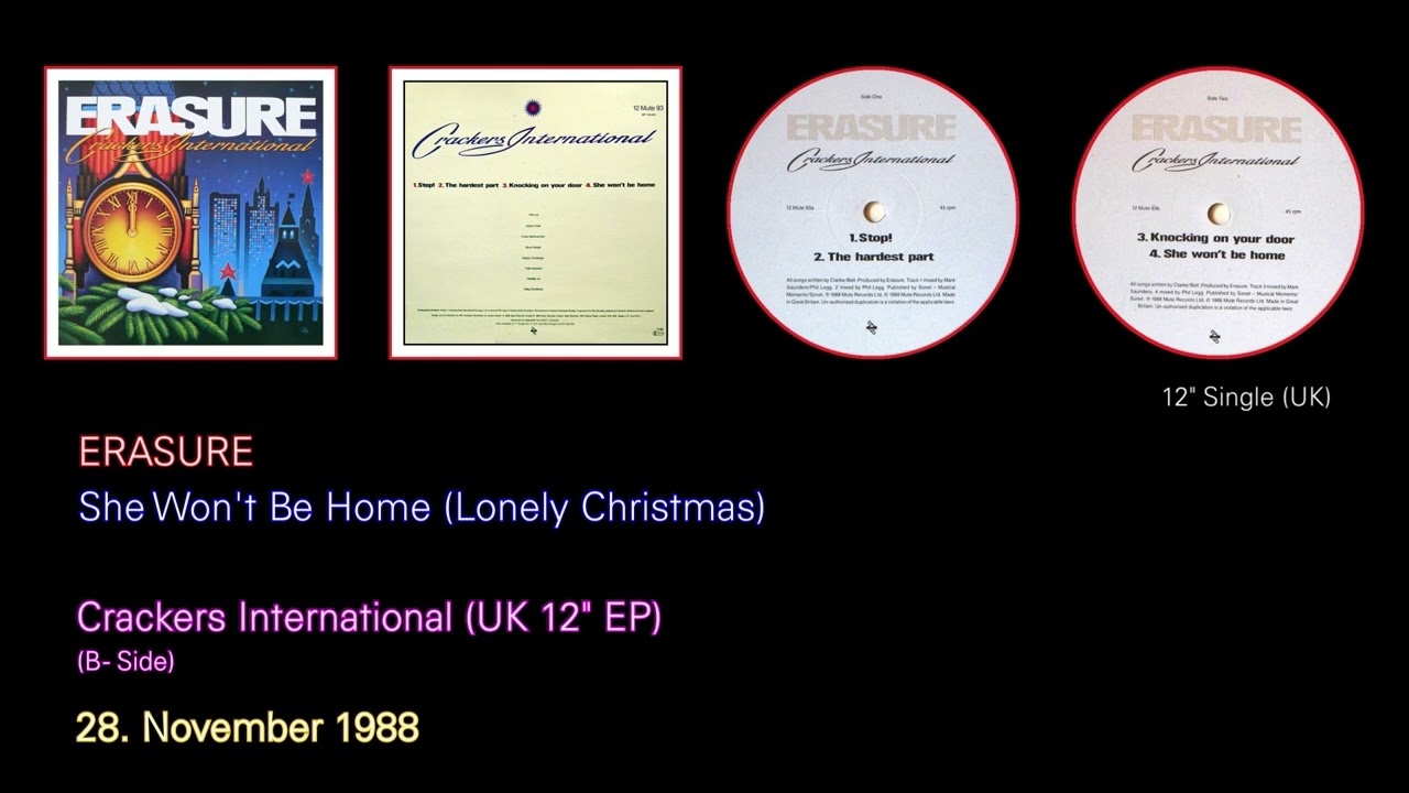 Erasure - She Won't Be Home Lonely Christmas