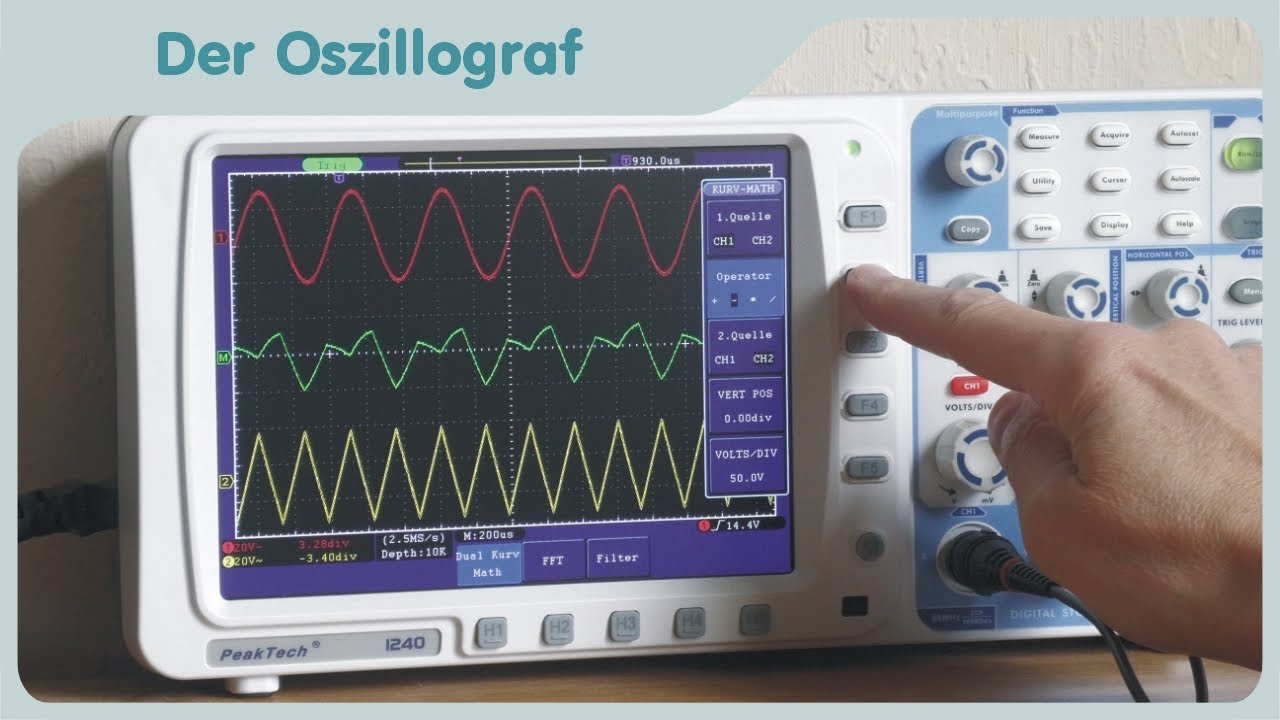 Der Oszillograf in der Amateurpraxis, Funktion und Anwendung von analogen & digitalen Oszilloskopen