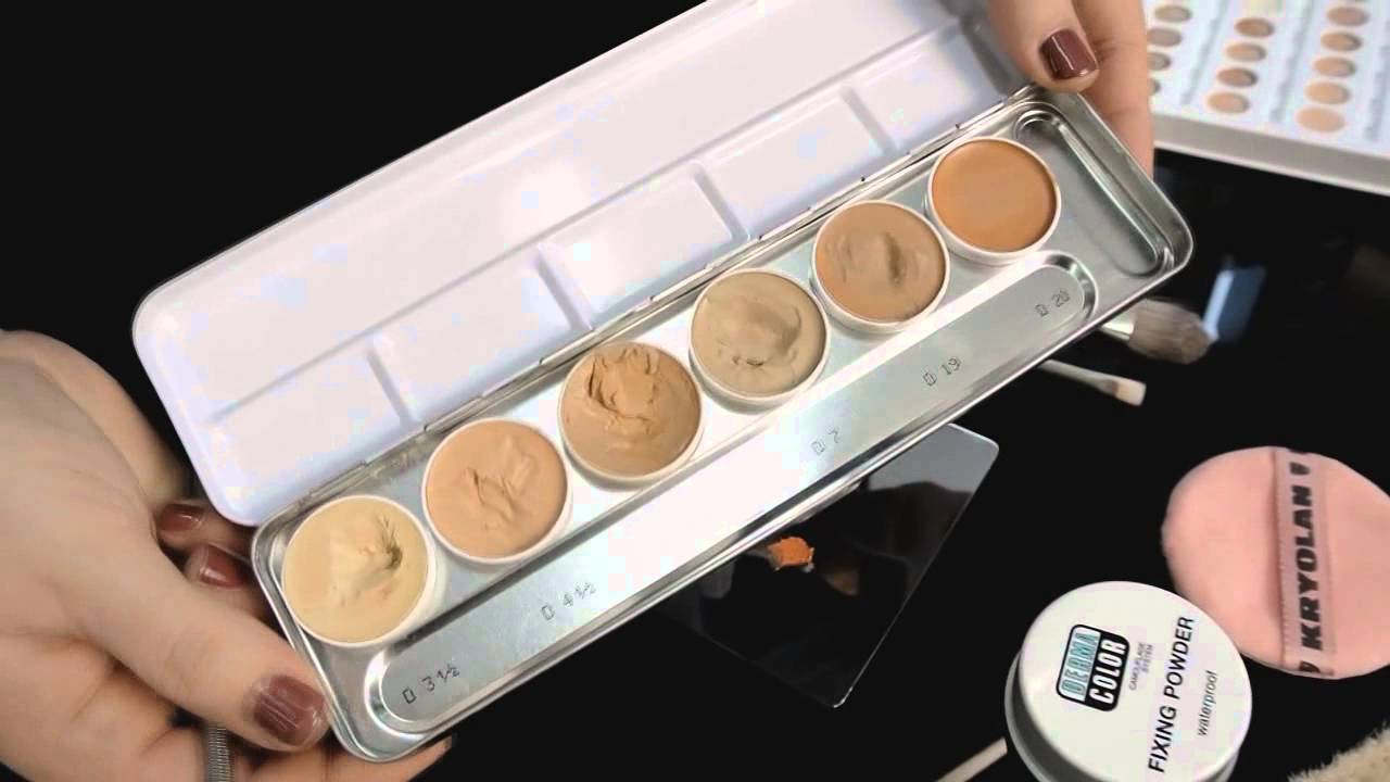 Kamuflowanie malformacji naczyniowej przy pomocy Derma Color Camouflage marki Kryolan