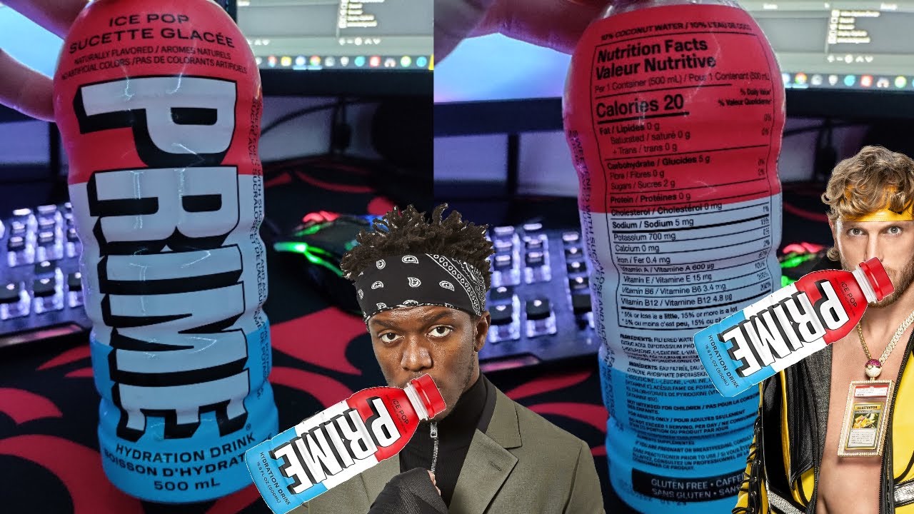 Prime Drink taste test (Ice pop Sucette Glacee)