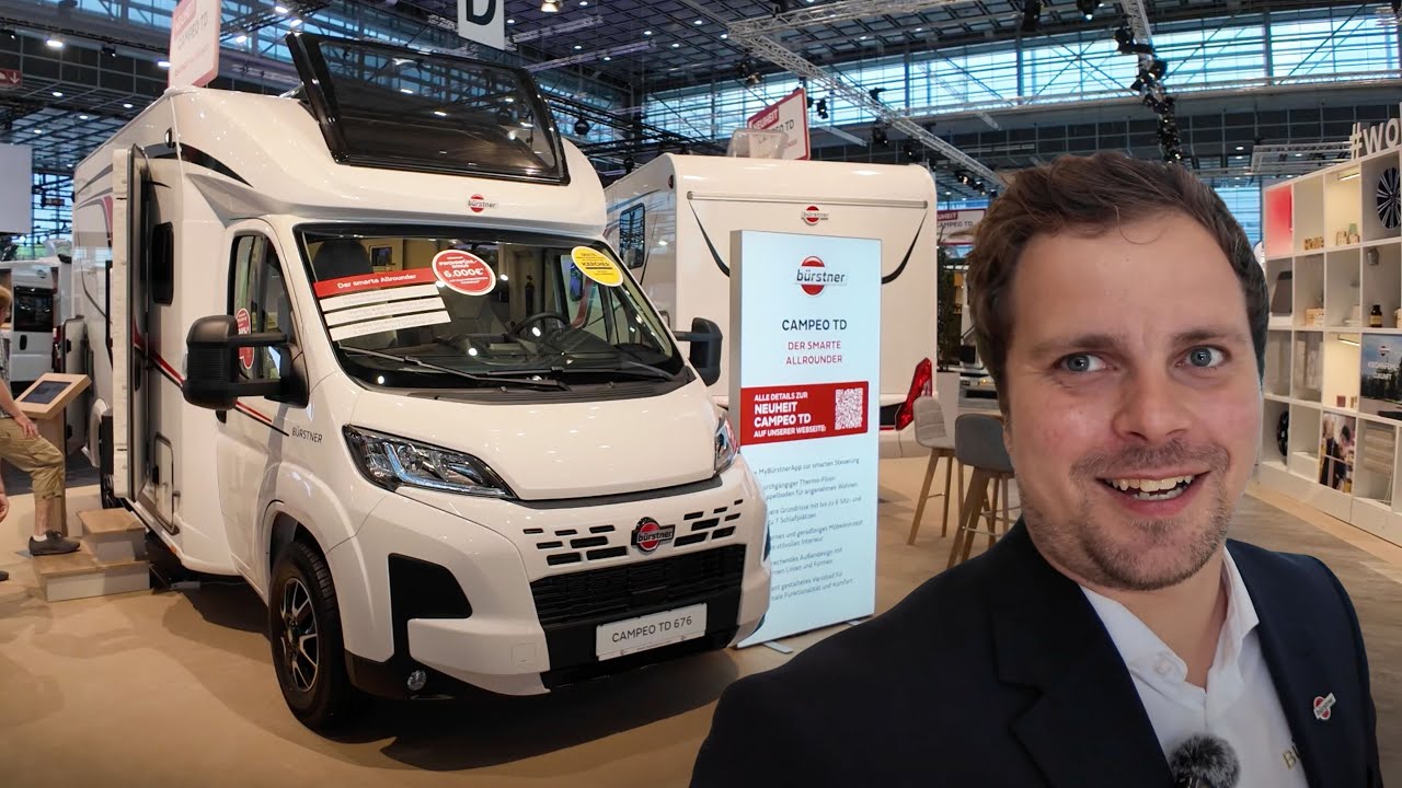 Hymer Luxus Wohnmobile 2025 Messe Neuheiten Bürstner Campeo TD 676