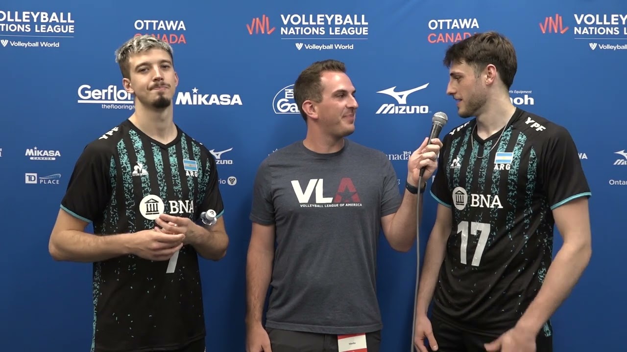 🇦🇷 Luciano Palonsky & Luciano Vicentin | Argentina vs. Italy | 2023 Men's VNL Ottawa