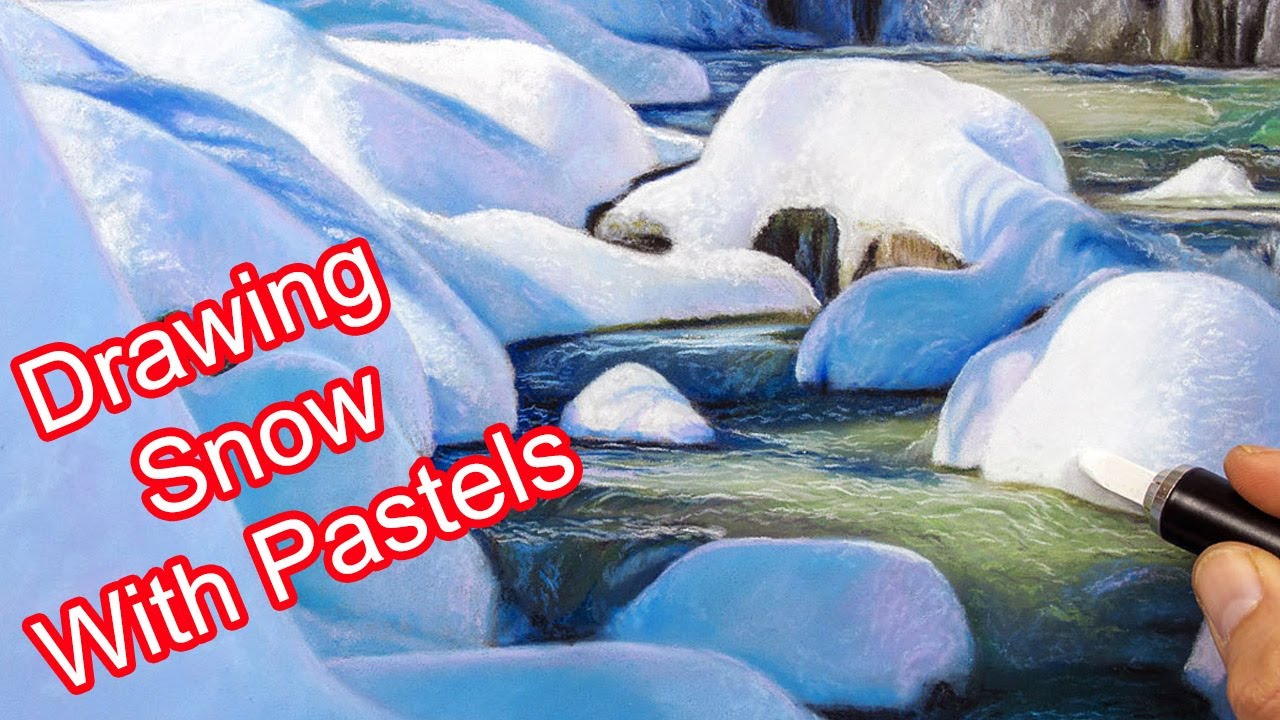Drawing / Painting Snow with Pastels - Jason morgan Art