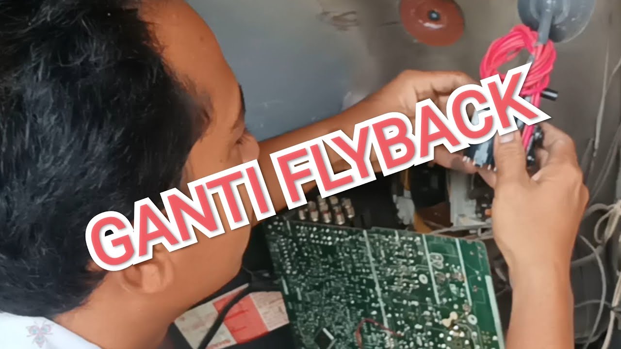 Ganti flyback tv sharp 29in