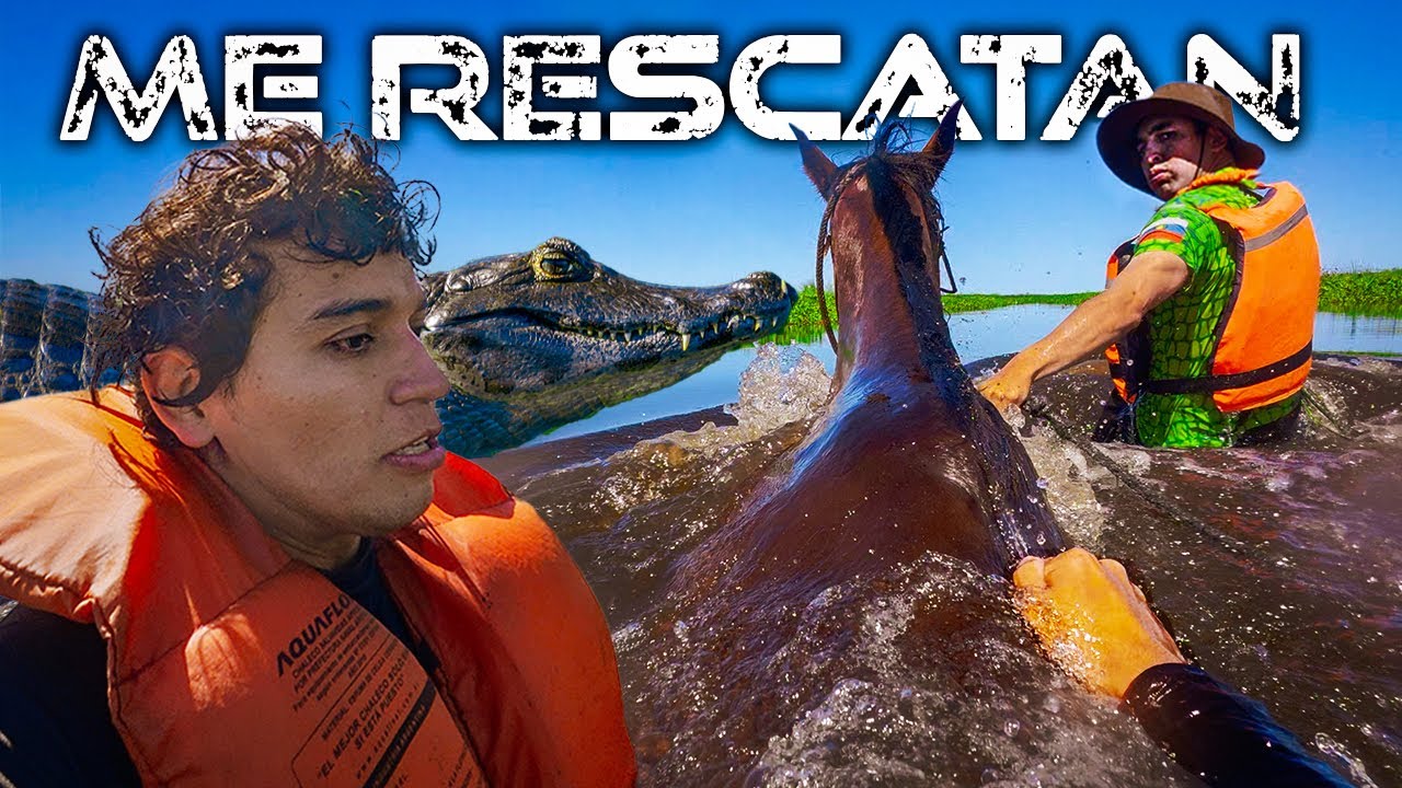 🚨INTENTO NADAR en los ESTEROS DEL IBERÁ y TERMINA EN RESCATE!😨