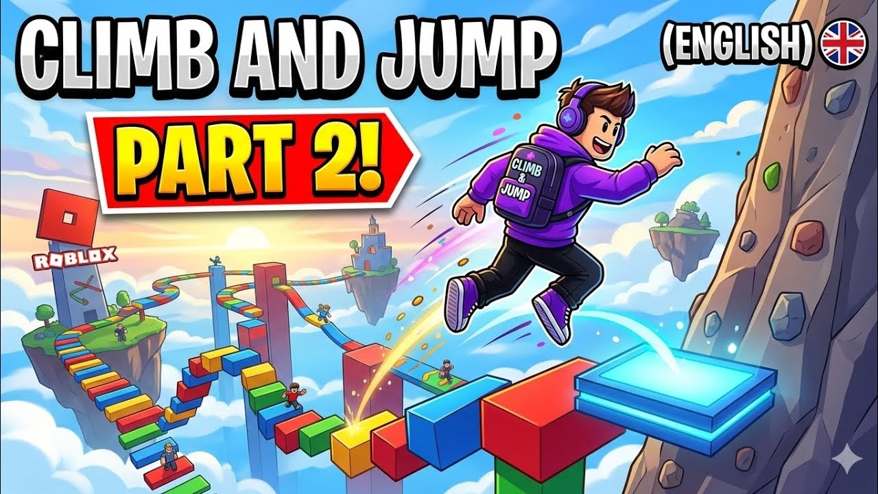 Climb and jump part2 #Roblox#gaming 