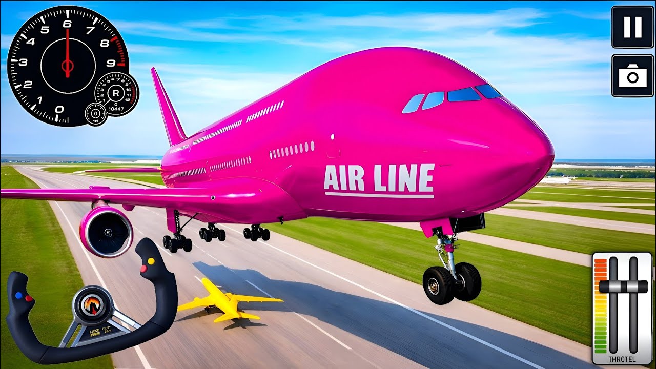 Flight Airplane City Pilot Simulator - Seconds From Total Crash 😱🔥 (Android Gameplay)