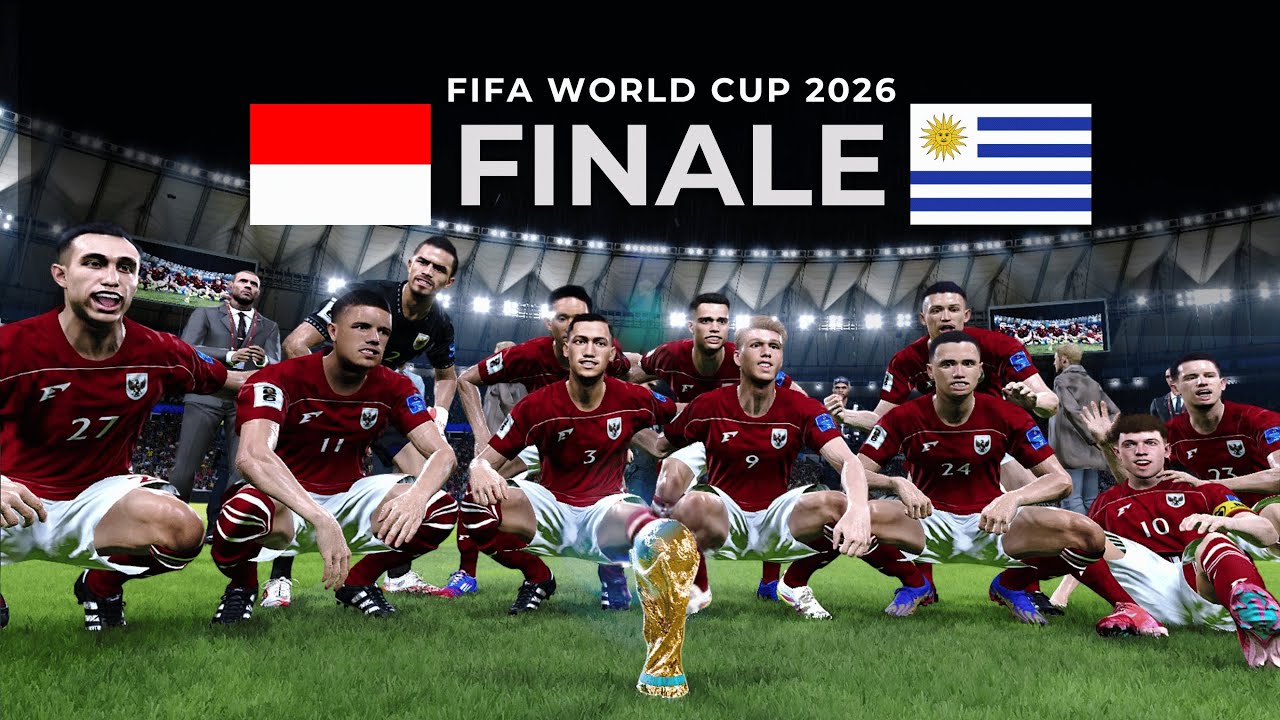 GARUDA NGAMUK DI FINAL PIALA DUNIA! INDONESIA vs URUGUAY | FIFA WORLD CUP | PES 2021