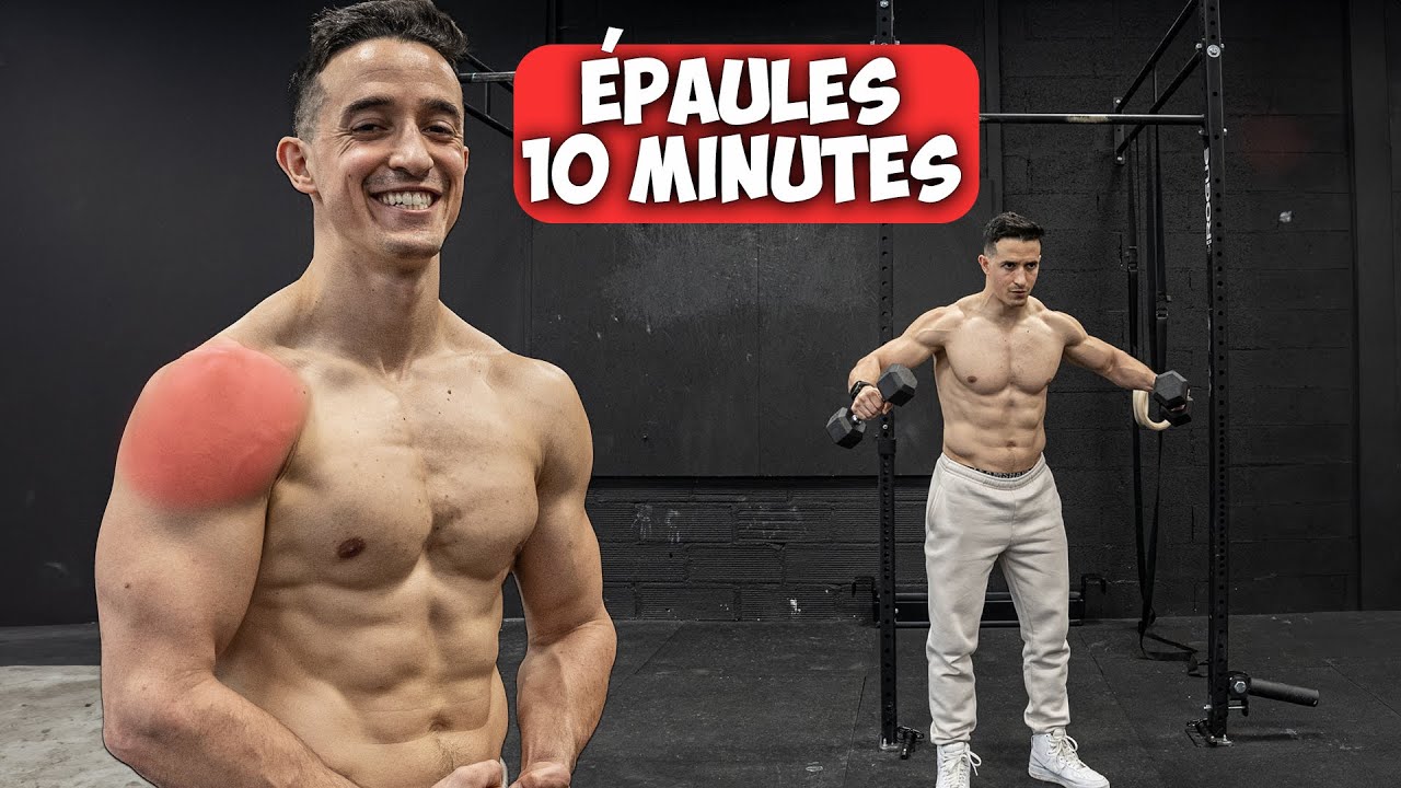 ÉPAULES MUSCLÉES PROGRAMME MAISON (10min entrainement)