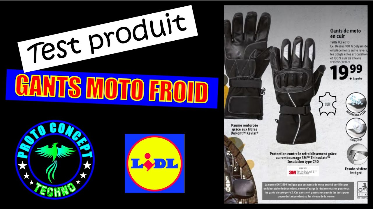 Test produit : #gants #moto froid #Lidl 🏍