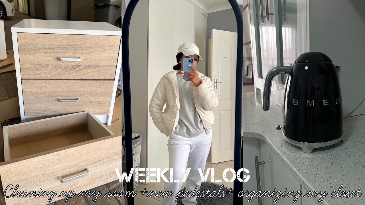 VLOG: Organising My Closet+ New Pedestals+ Bedroom Ideas+ MORE| South African YouTuber| MarleyM