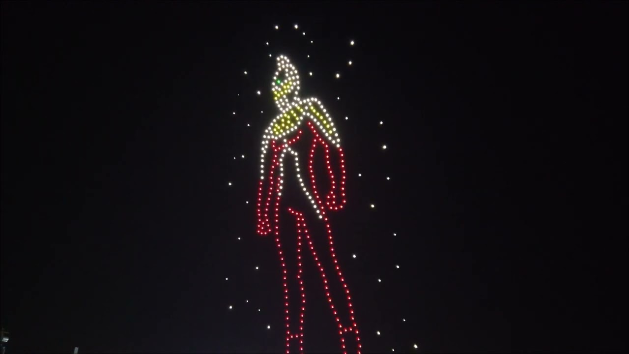 イルミナージュ ドローン ライト ショー in KOBE