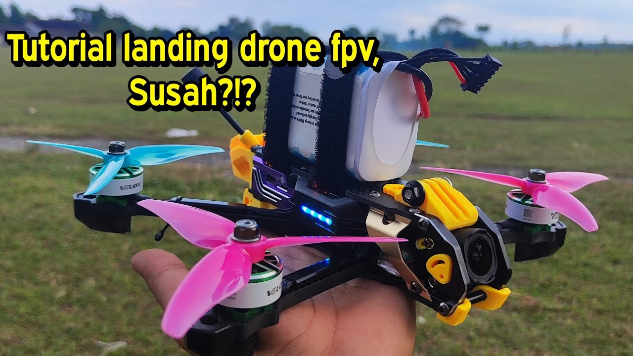 Tutorial landing drone fpv secara smooth hehe || terbang sore santai sambil obrolan ngalor ngidul.