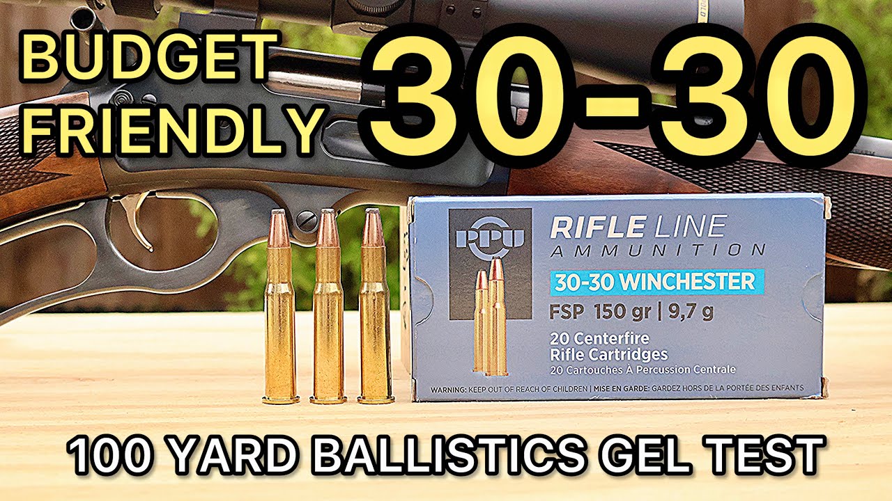30-30 Winchester Prvi Partizan PPU 150gr Ballistics Gel Ammo Test