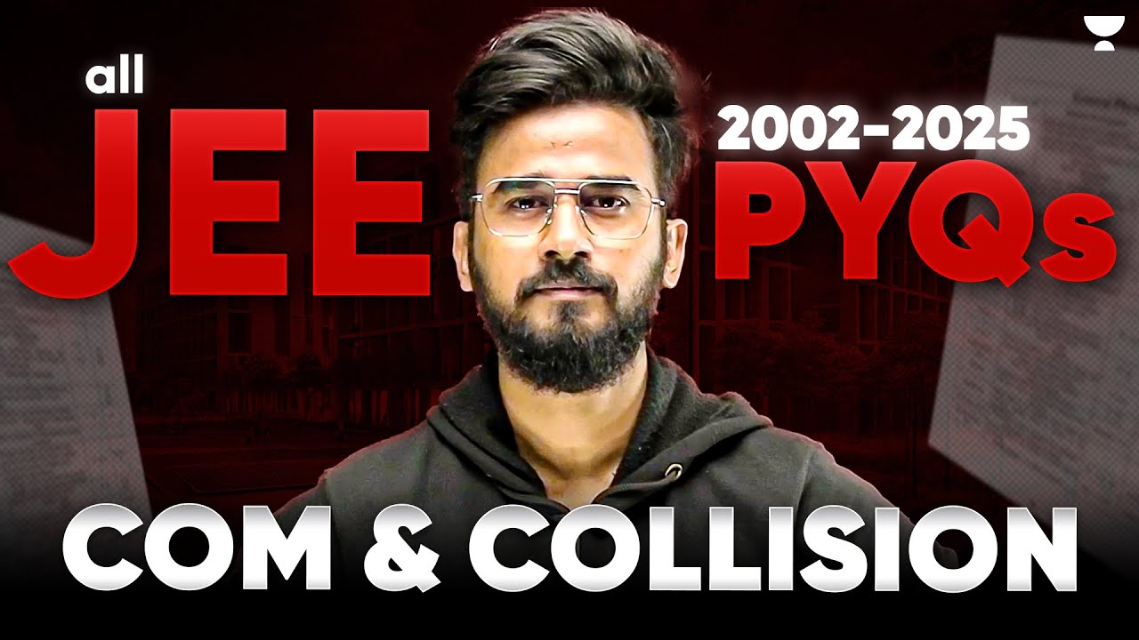 All JEE Main COM & COLLISION PYQs (2002-2025) | Complete Problem Analysis & Solutions