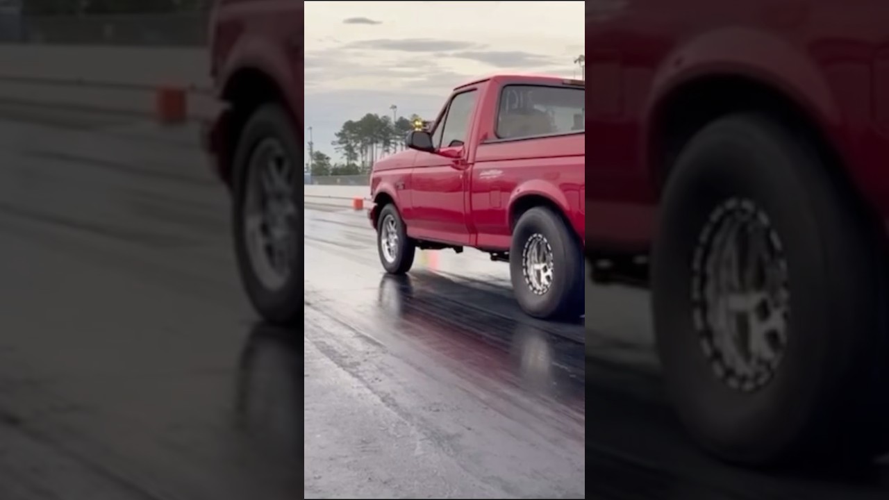 Ford Lightning Crash/Resurrection | South Carolina Motorplex #shorts #fordlightning #crash #short