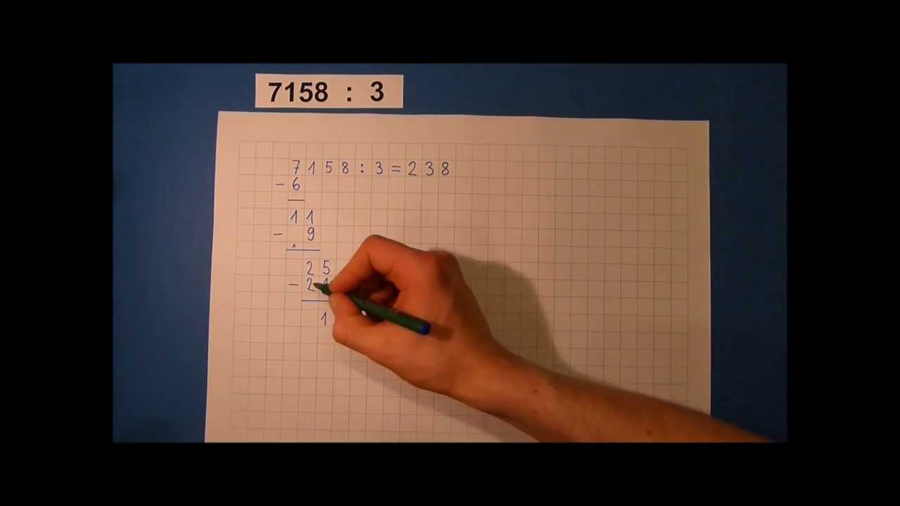 Tutorial: Schriftliche Division