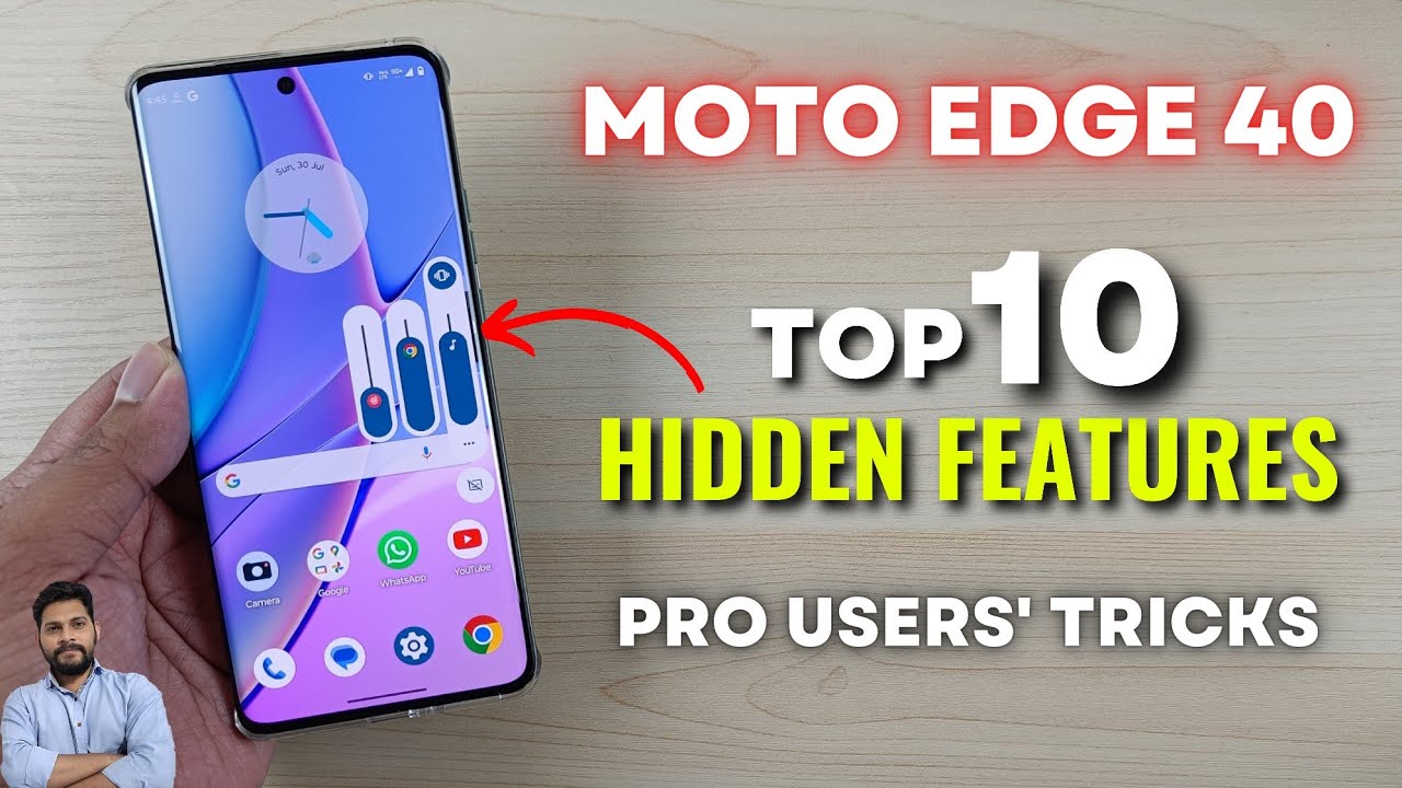 Moto Edge 40 5G : Top 10 Hidden Features