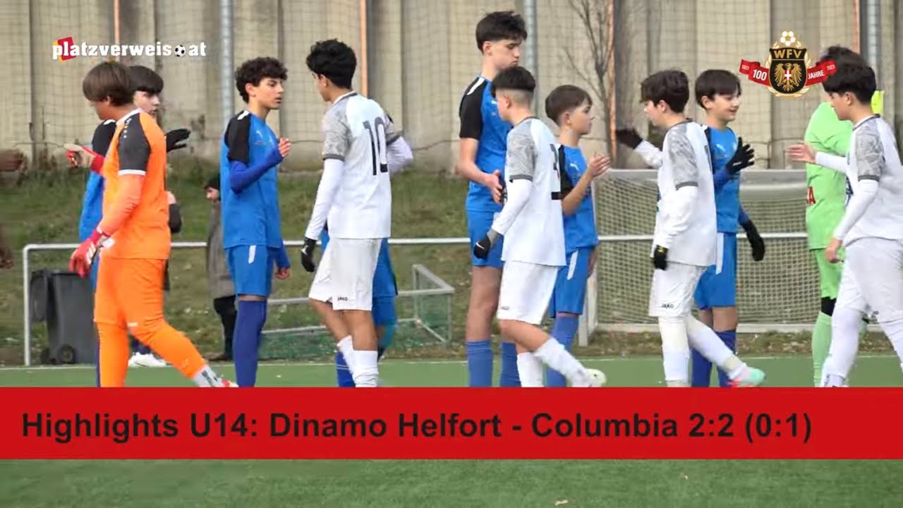 U14 A-Liga: Dinamo Helfort A vs. Columbia Floridsdorf A
