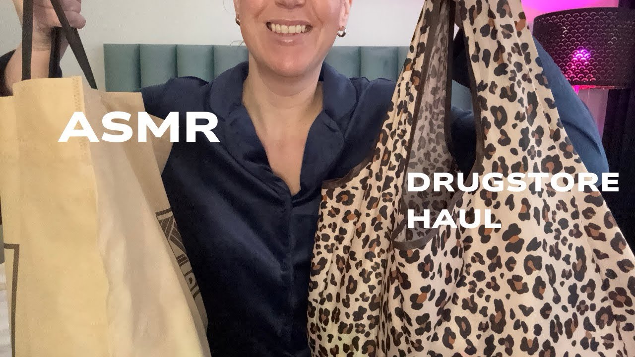 ASMR Drugstore Haul ✨ Cozy vibes✨ 