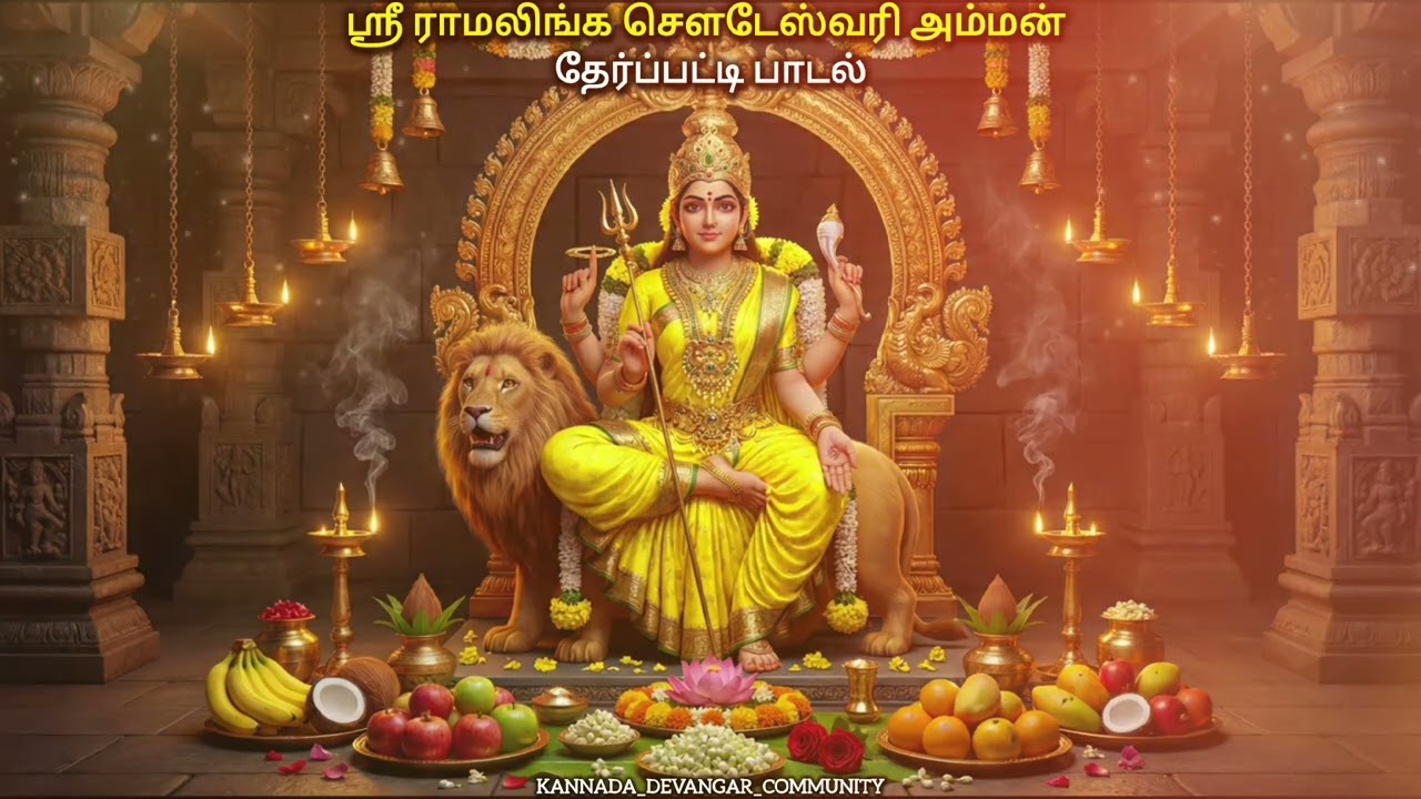 ஸ்ரீ ராமலிங்க செளடேஸ்வரி அம்மன் தேர்ப்பட்டி பாடல்🔱💛💥