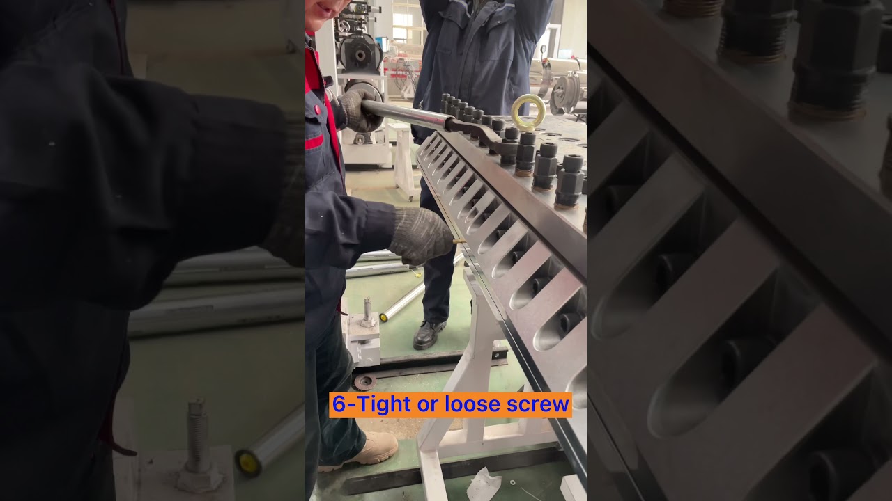 PVC marble sheet machine How to adjust mould thickness