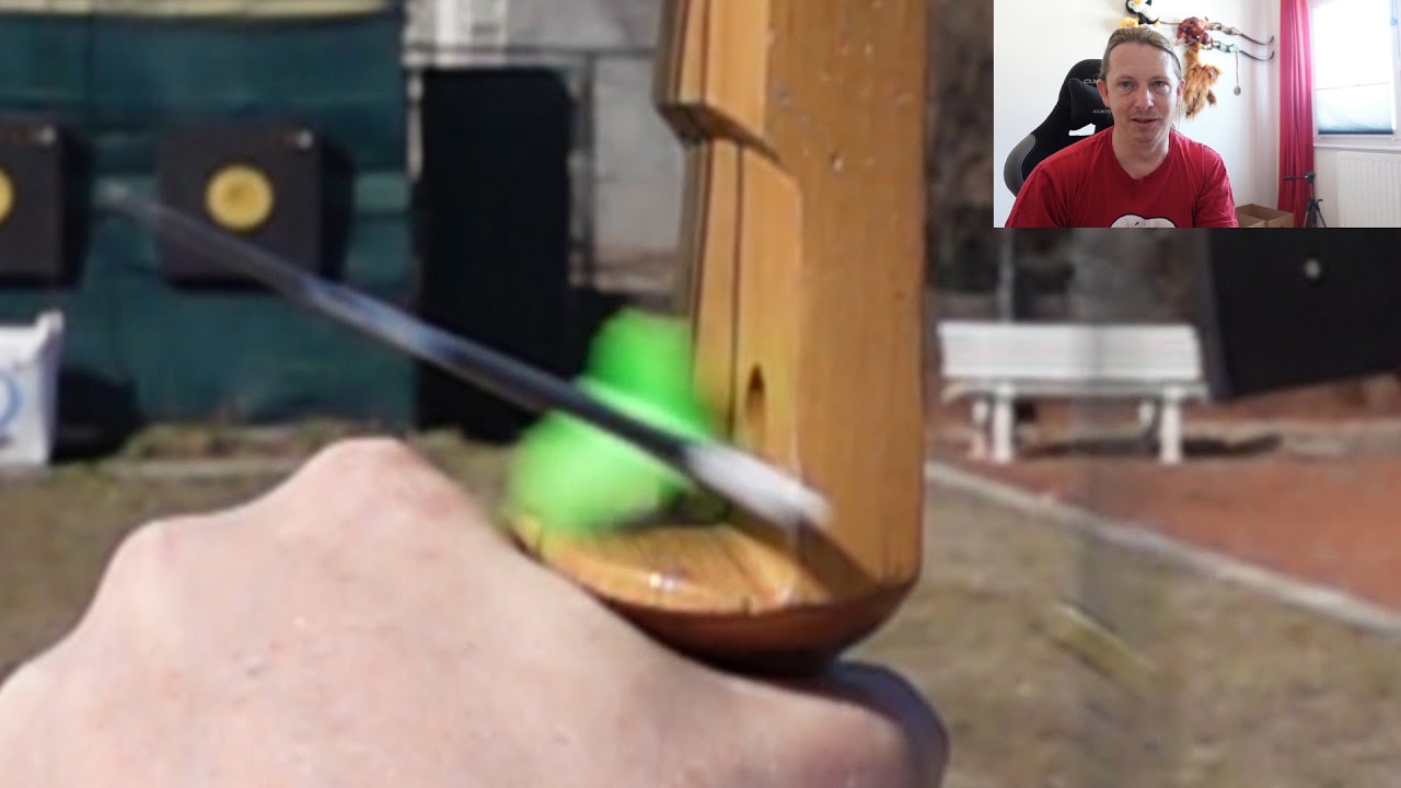 Wohin die Leitfeder beim Schießen über das Bogenfenster wirklich gehört. (Videos in Superzeitlupe)