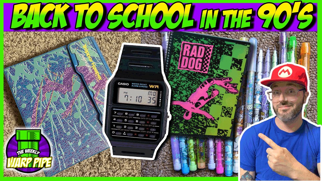 Trapper Keepers, Calculator Watches, BACK TO SCHOOL in the 90s - The Weekly Warp Pipe EP 70
