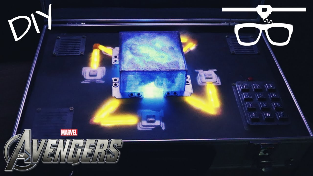 (DIY) Maleta Tesseract Os Vingadores usando impressão 3D