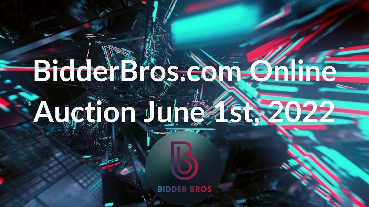 Bidder Bros Arcade Auction Preview... Auction ends June 1st, 2022,  7pm CST | Bid at BidderBros.com
