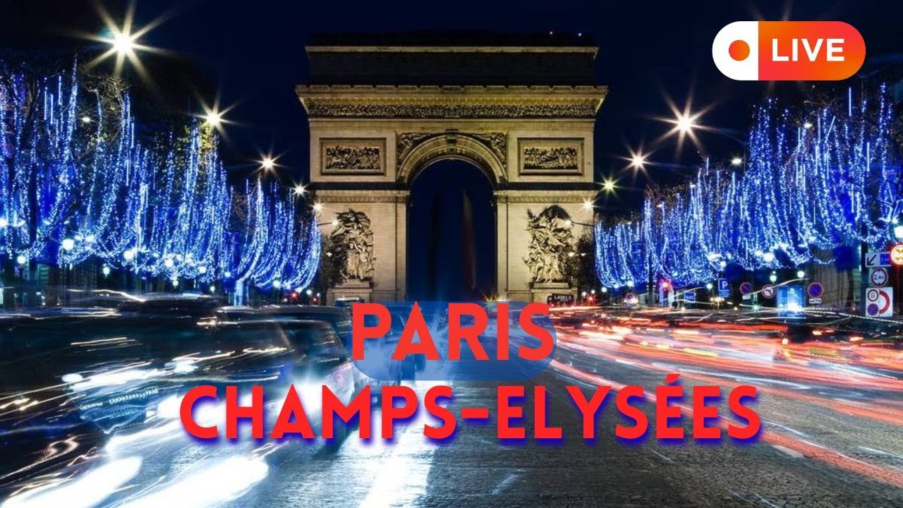 Las dos avenidas iluminadas más impresionantes de París: Champs-Elysées y Av. Montaigne
