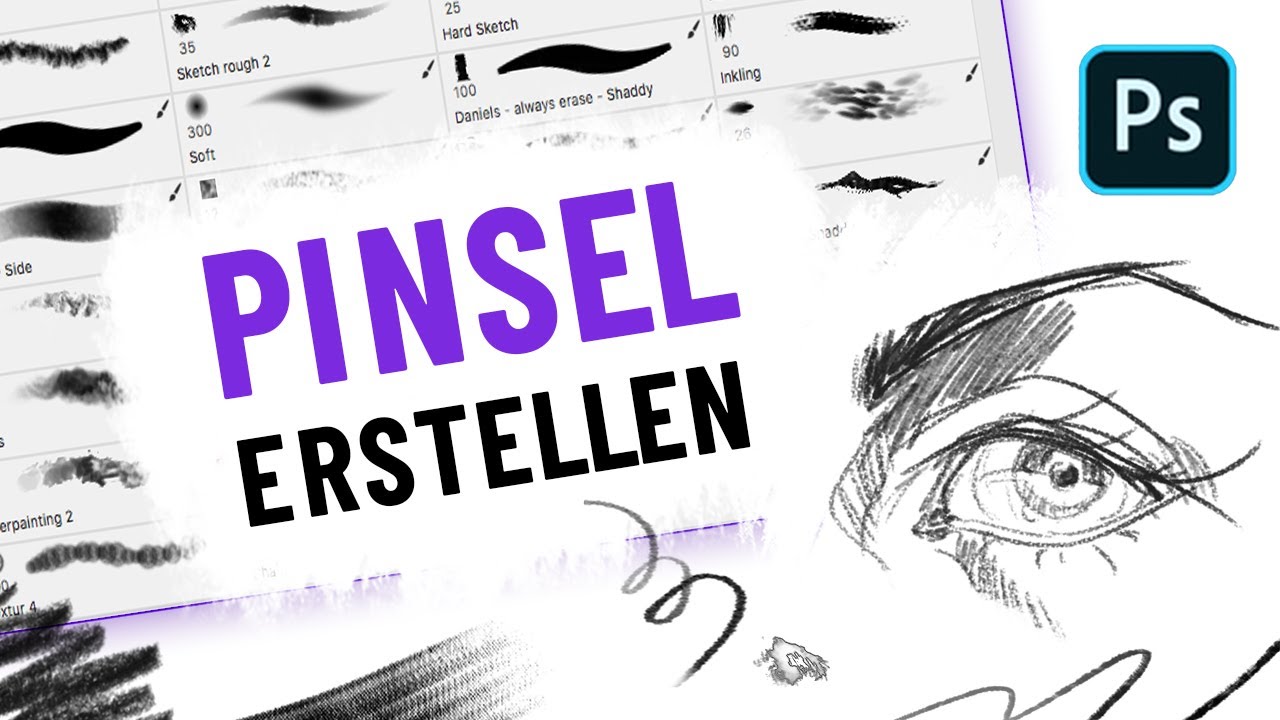 Photoshop Brush Tutorial: 🖌 PINSEL ERSTELLEN und INSTALLIEREN