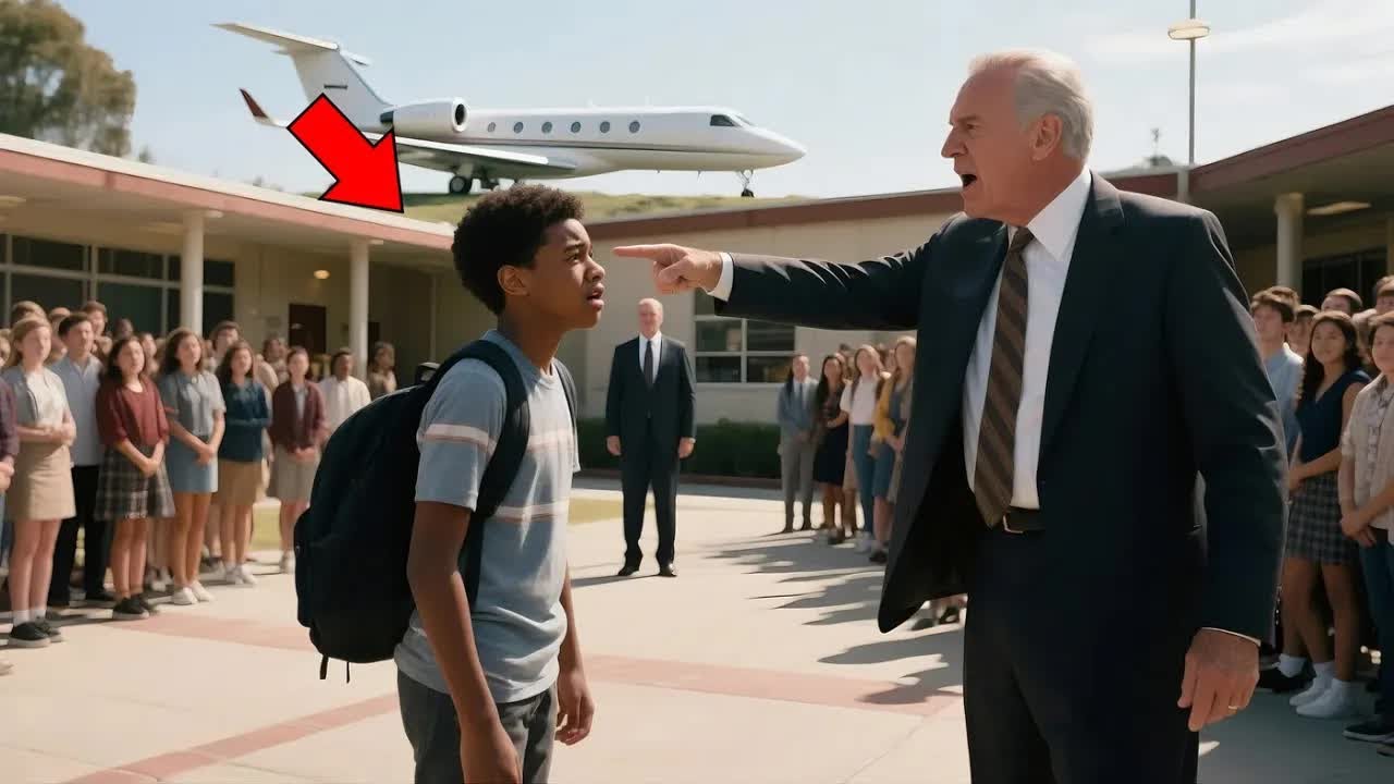 Principal Expels Black Student — Regrets It When His Billionaire Dad Arrives by Helicopter!.