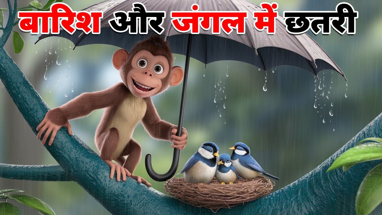 जंगल में छतरी और बारिश | BARISH AUR JUNGLE MEIN CHATRI KI KAHANI | HINDI KAHANIYA | HINDI STORIES